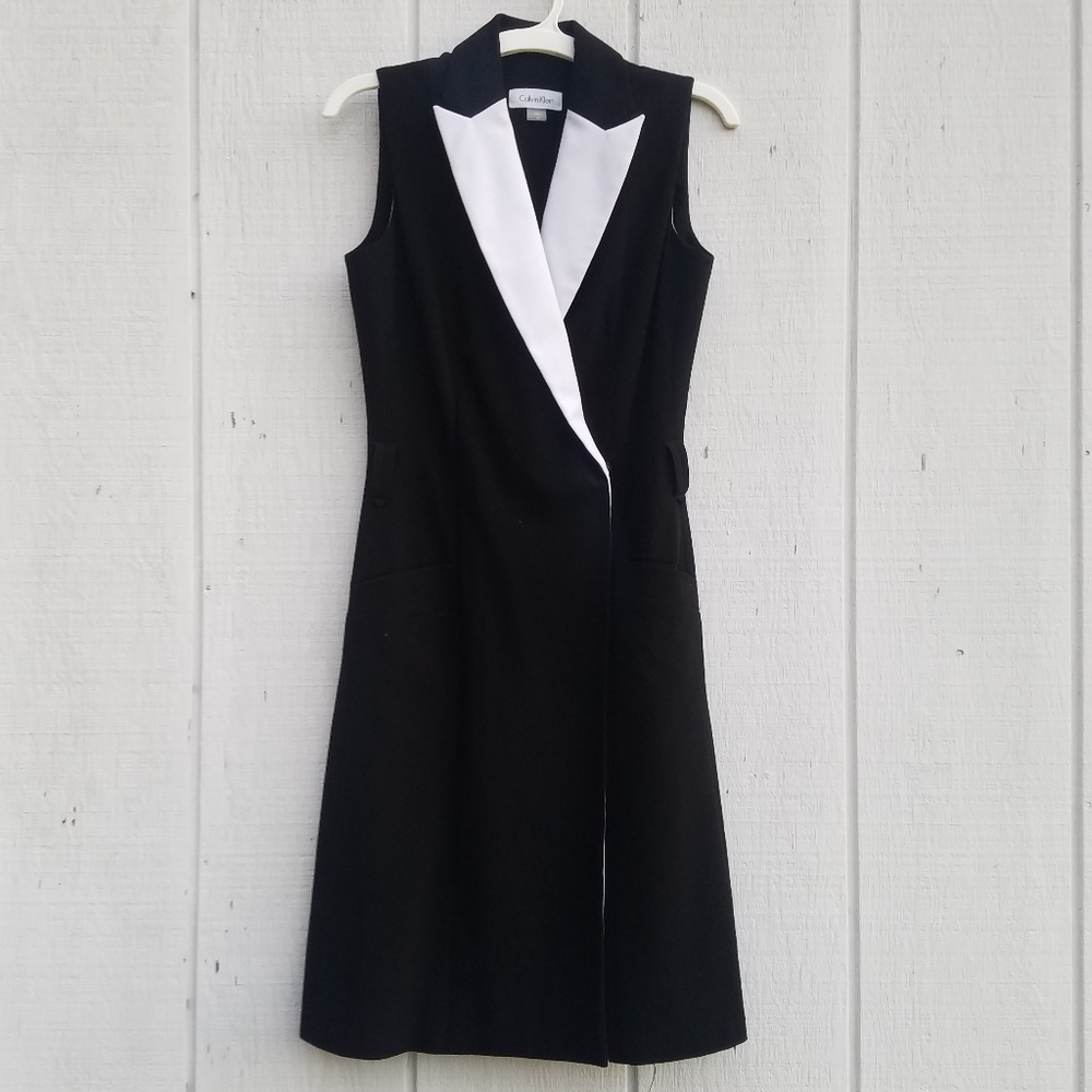Calvin Klein Tuxedo Dress 0P